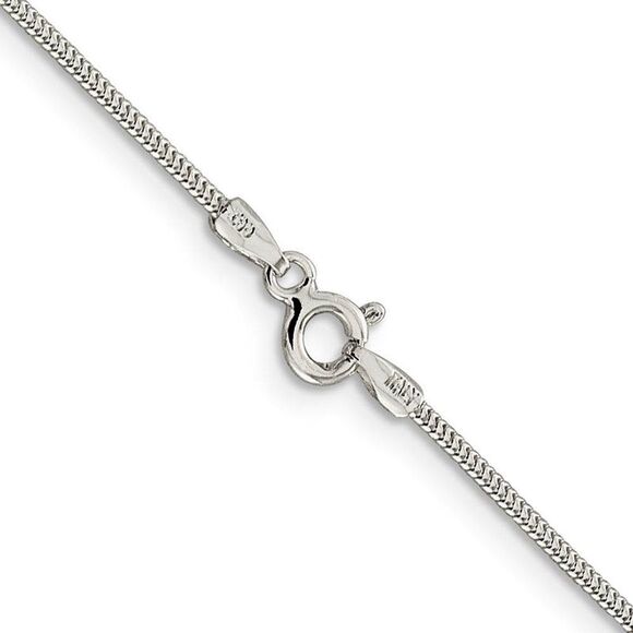 1mm Sterling Silver Solid Round Snake Chain Necklace, 24 Inch - Picture 3 of 8